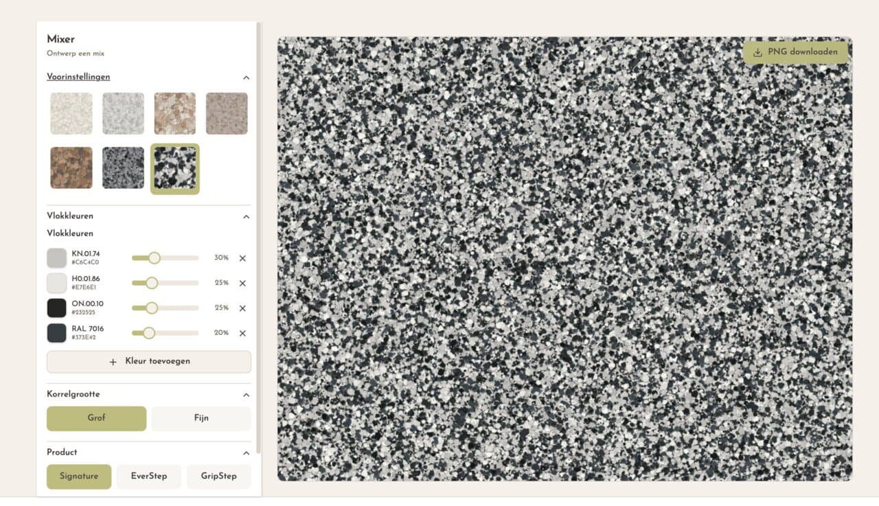 Screenshot van de Omnistair website